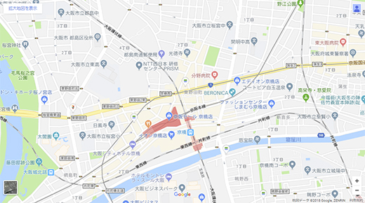 京橋店地図